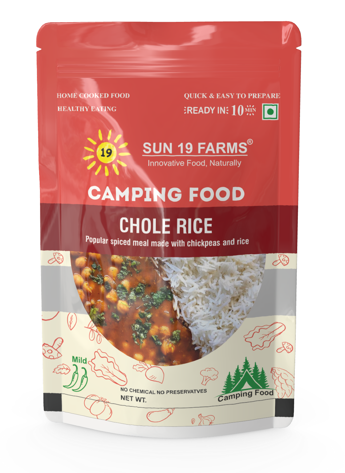 Dehydrated Chole Rice Meal Dehydrated Chole Rice Meal